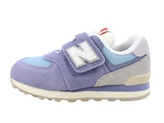 New Balance 574 sneaker lilla/blå